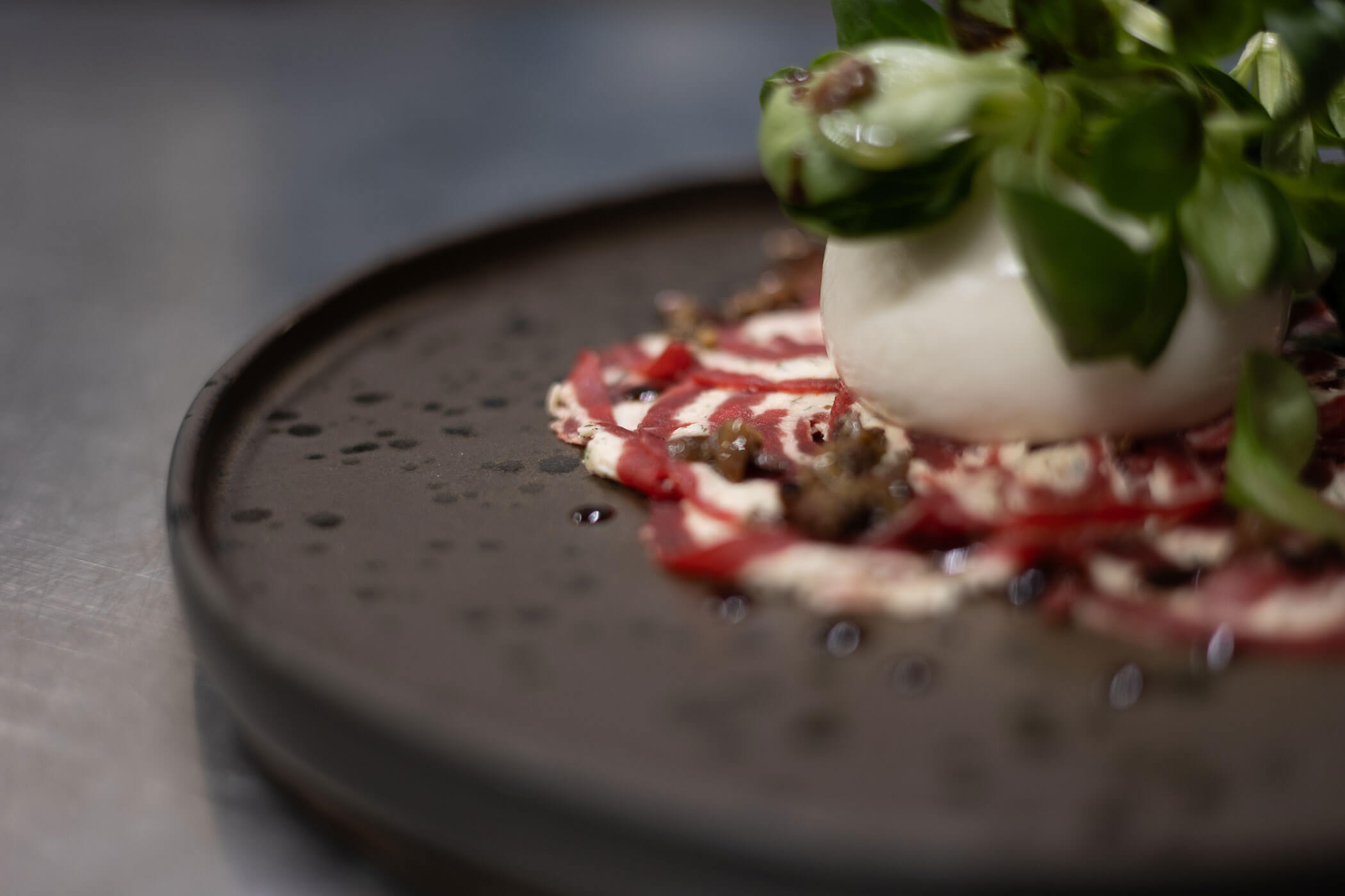 Carpaccio mit Salat - Hotel Mühlwald
